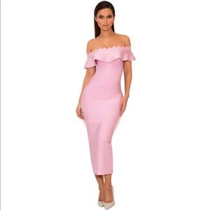 House of CB Pink Amadea dress XS!
